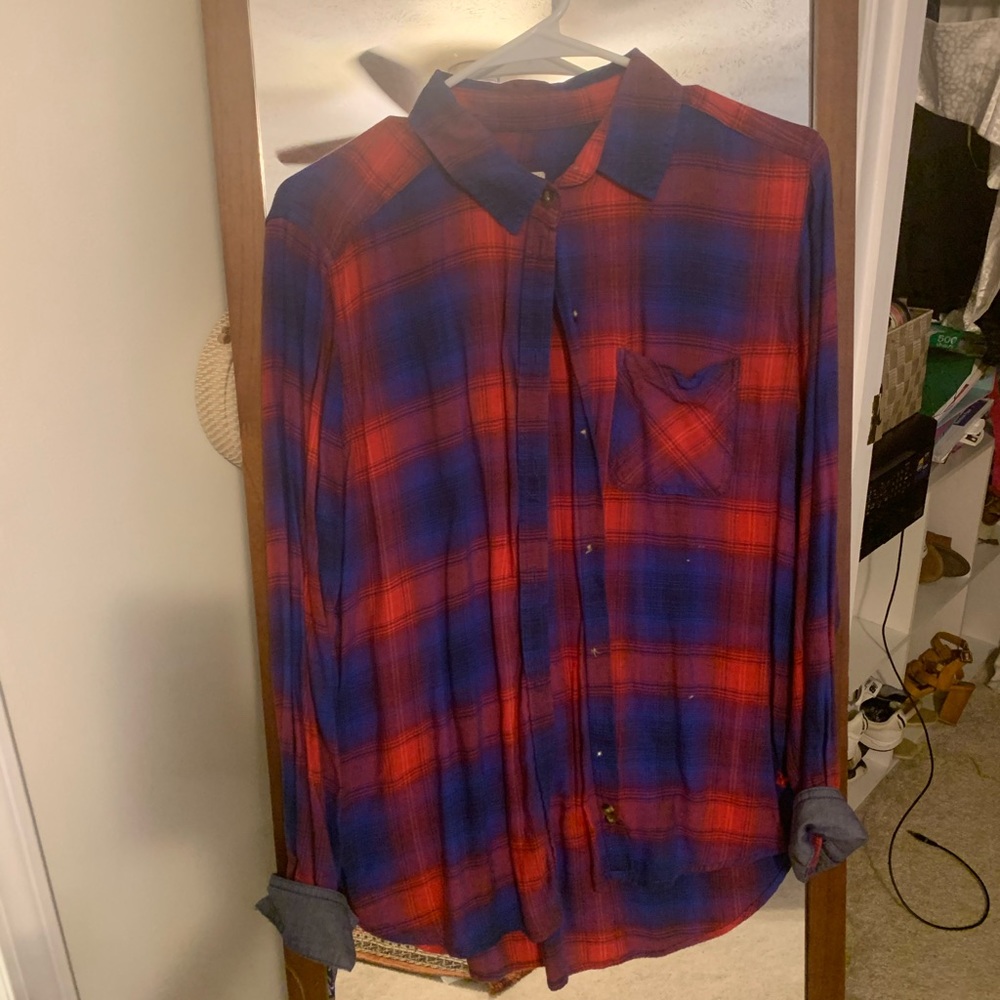 American Eagle boyfriend flannel